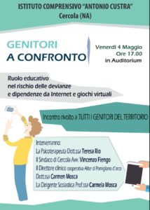 Genitori a Confronto: 4 maggio